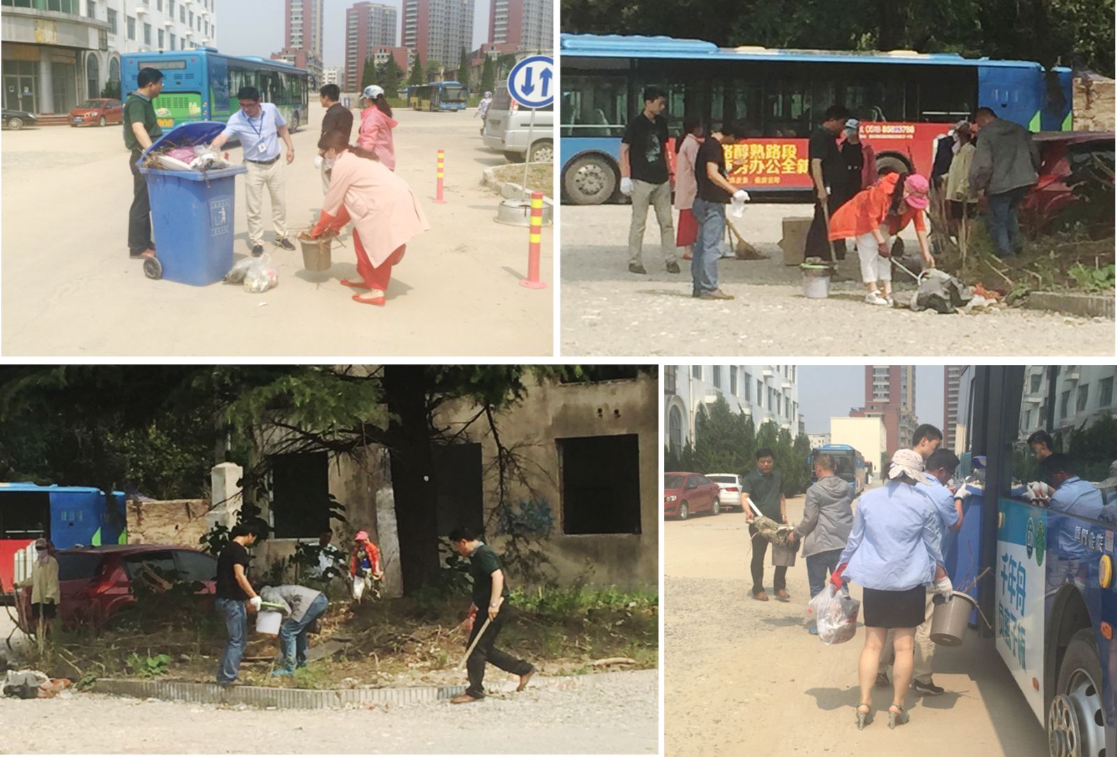 公交新浦公司黨支部開展“迎七一，共創(chuàng)國家衛(wèi)生城市”活動(dòng)